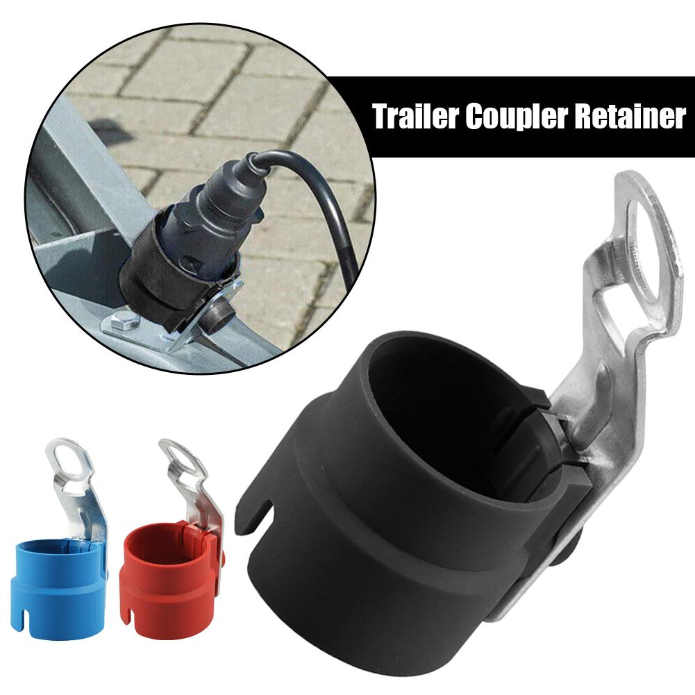 Round Parking Cover Trailer Plug Holder ABS Accessory Bracket Fixed Trailer Connector For 7 /13 Pin Trailer Plugs