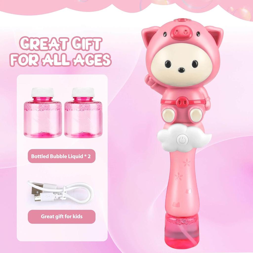 Bebek Kabarcık Makinesi Oyuncaklar Düğün Malzemeleri Yanıp Sönen Light Up Kabarcık Makinesi Silah Oyuncaklar Erkek Kız Doğum Günü Noel Hediyesi için