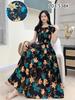Off-Shoulder One-Neck Cotton Silk Dress Children's Summer Dress Bohemian Island Vacation Dress Travel Beach Dress