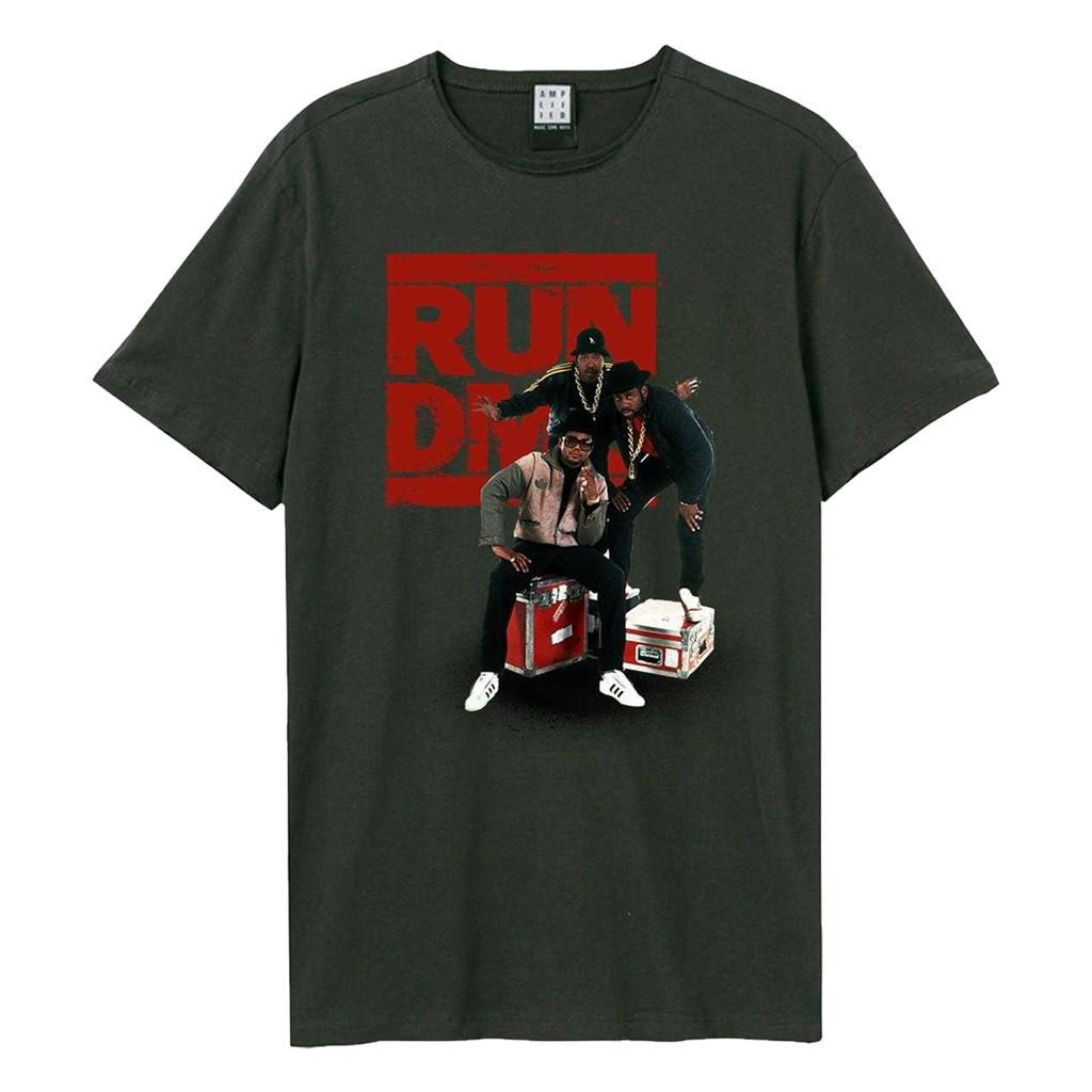 Amplified Unisex Adult Crate Run DMC T-Shirt