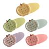 4Pcs Girl Hairpins Macaron Cream Color Plaid Pattern Fruit Button Design Hair Clips Lightweight Stable Grip Scalp-friendly Hair