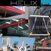 HELIX Sling Belt [Set of 2] 3m Width 50mm Working Load 2000kg Nylon Sling Lifting Towing Helix 2T Japanese Instruction Manual Included