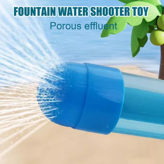 Water Shooter Toy for Kids Sparklers Effect High Pressure Beach Water Squirter Beach Pool Party Toy Pulling Tube Design