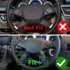 For Mercedes Benz W204 C180 C200 C260 C Class 2007-2010 Accessories Steering Wheel Panel Sticker Cover Interior Trim Styling