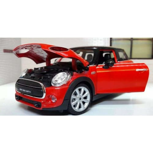 Willy 1/24 Scale Mini Cooper S Hatchback 2-Door 2015 (Red)