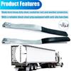 Enclosed Trailer Door Handle with Rubber Grip, Cargo Trailer Side Rear Door Handle - Weld-On Replacement Handle for Cam Bar Lock Assembly