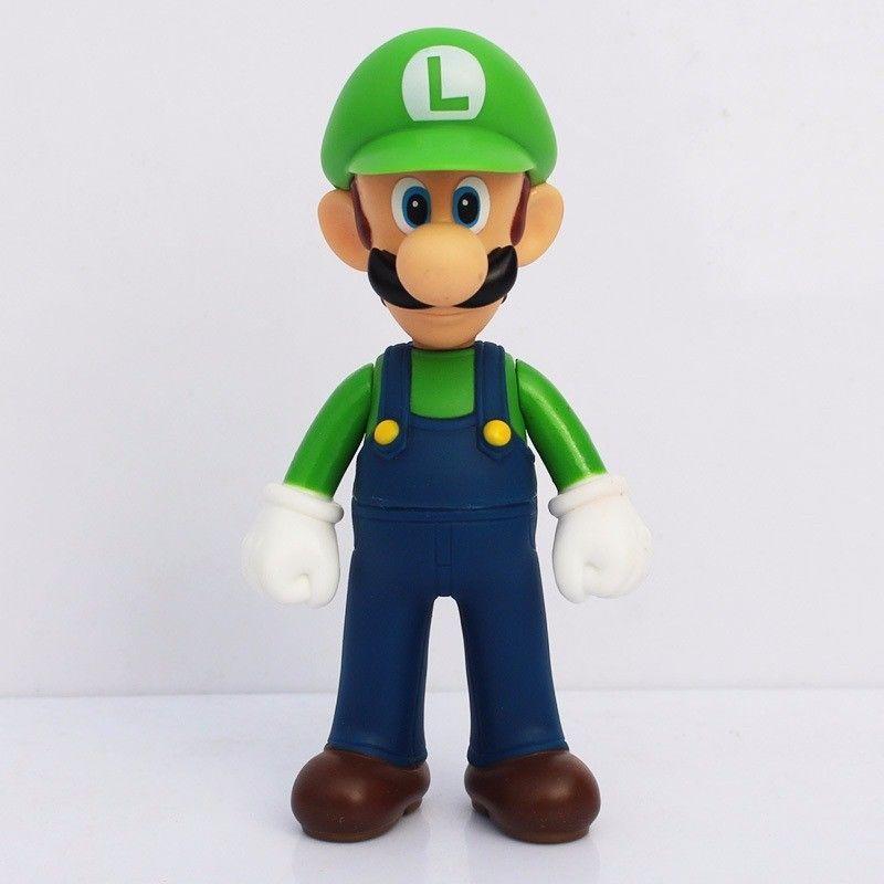 Super Mario Bros Luigi Bowser Prinzessin Peach Kunststoff-Actionfiguren Für Sammler Und Display-Enthusiasten