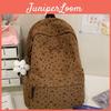 Korean Style School Backpack With Polyester Material For Female Students