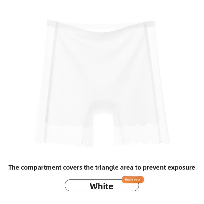 Women's Summer Insulation Layer To Block Abdominal Retraction Raise Buttocks Anti Slip Unrolled Boxer Safety Underwear