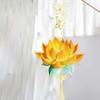 Handmade Flower Lamp Glowing Handheld Light Chinese Lantern Lotus Lantern  Kids Craft