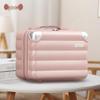 Women's 24-Inch Leather Trolley Suitcase with Universal Wheels, Sturdy and Durable, Large Capacity, 2026 Edition, with Combination Lock.