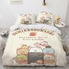 Anime Kawaii Cartoon Sumikko Gurashi Bedding Set Boys Girls Twin Queen Size Duvet Cover Pillowcase Bed Kids Adult