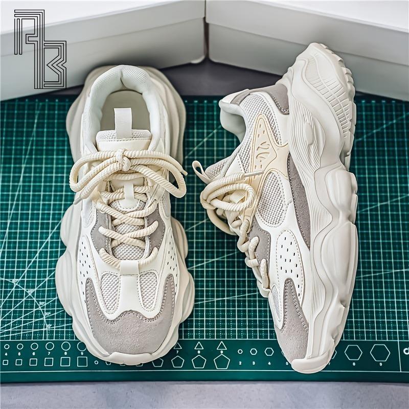 

Spring and Autumn Trend Thick Soled Versatile Casual Shoes, New Comfortable Dad Shoes for Men s Outdoor Travel 43