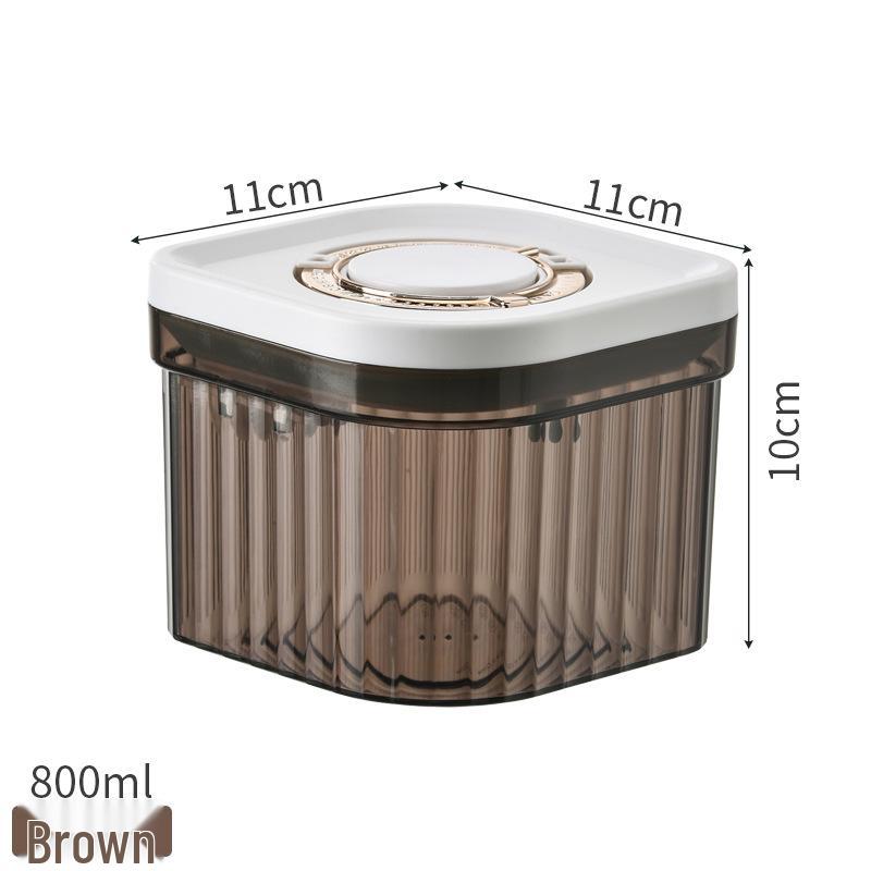 Large Airtight Plastic Storage Jar for Flour, Snacks, Grains, and Milk Powder
