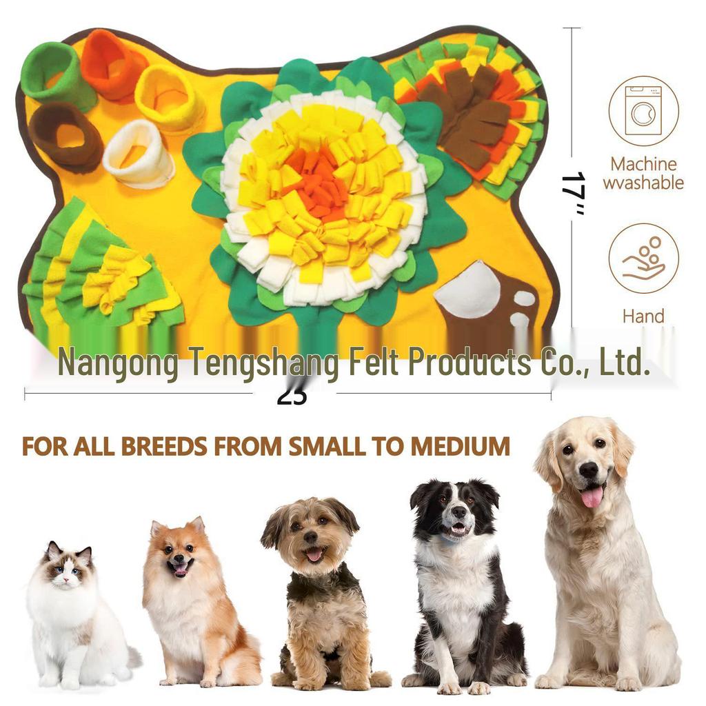 Dog Sniffing Mat: Brain Training & Slow Feeder for Pets