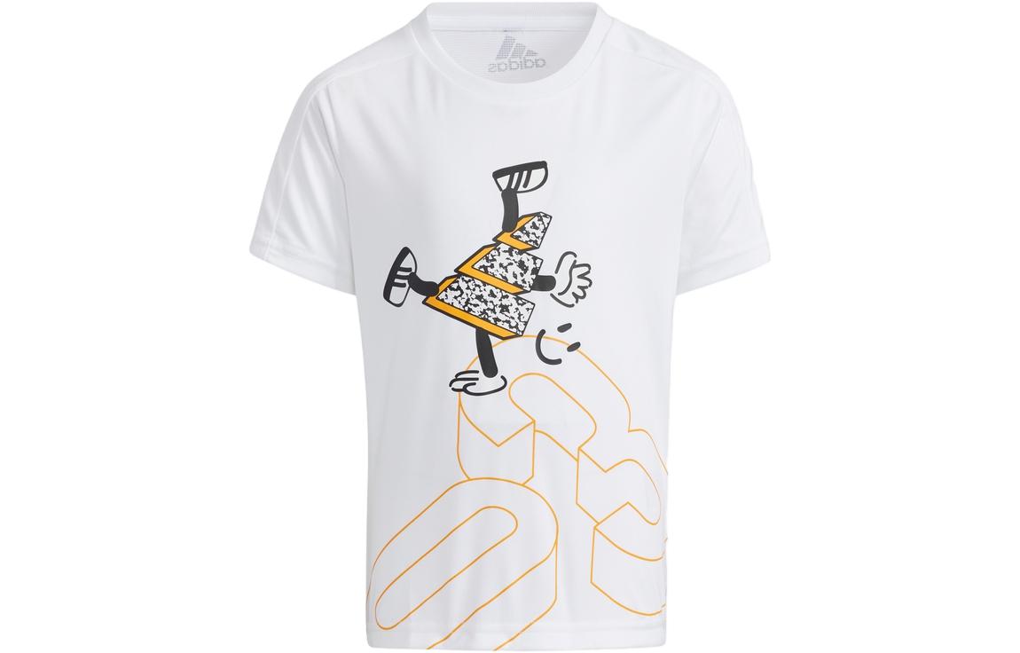 Adidas Kids T Shirts Crew Neck Thin H40273 128