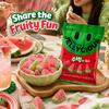 Lotte Wassermelonen-Weichbonbons 56g | Süßer saftiger Geschmack, Elastische kaubare Textur, Praktische kleine Packung