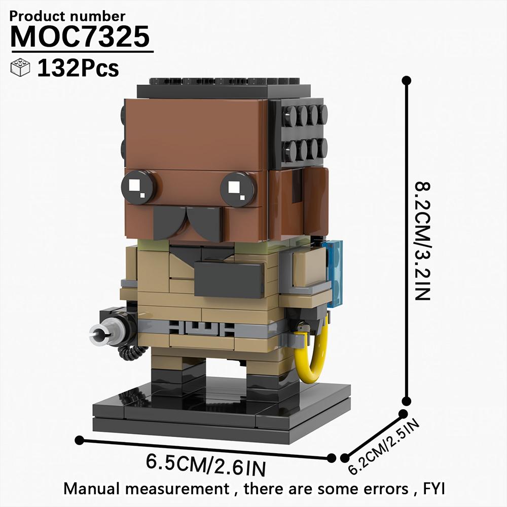 

MOOXI Horror Movie Series MOC Bricks Car BrickHeaded Model Set DIY Building Block Kids Education Toys For Children Birthday Gift