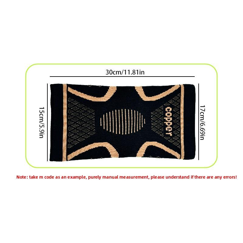 Copper Ion Knee Pads Cycling Basketball Non-slip Pressurized Knee Pads Knee Joint Protection Nylon Knee Protection