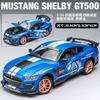 1:24 Ford Mustang Shelby GT500 GT Supercar Alloy Metal Diecast Model Car Home Decoration & Collectibles Hobby Display Ornaments