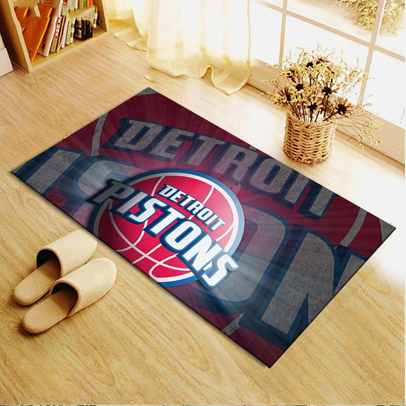 Detroit Pistons Carpet Rug for Living Room Bedroom Home Sofa Decoration,Kids Play Non-slip Floor Mat