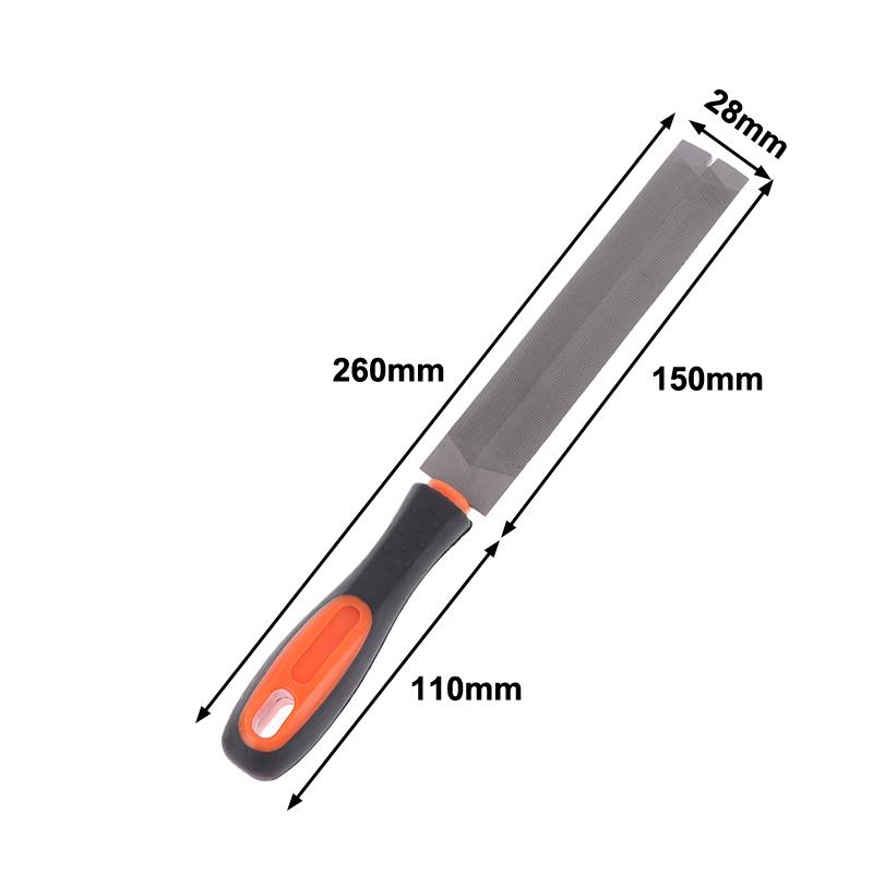 

6/8 Inch Triangle Metal File Bearing Steel Wood Rasp Diamond Rhombic Saw File For Sharpening Saw Blade Woodworking Tools 26cm