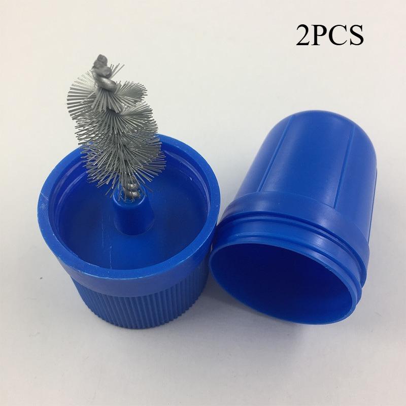 2 in 1 Battery Terminal Brush for Side & Top Car Battery Post Terminal Cleaner Dirt Corrosion Brushes Hand Tool.