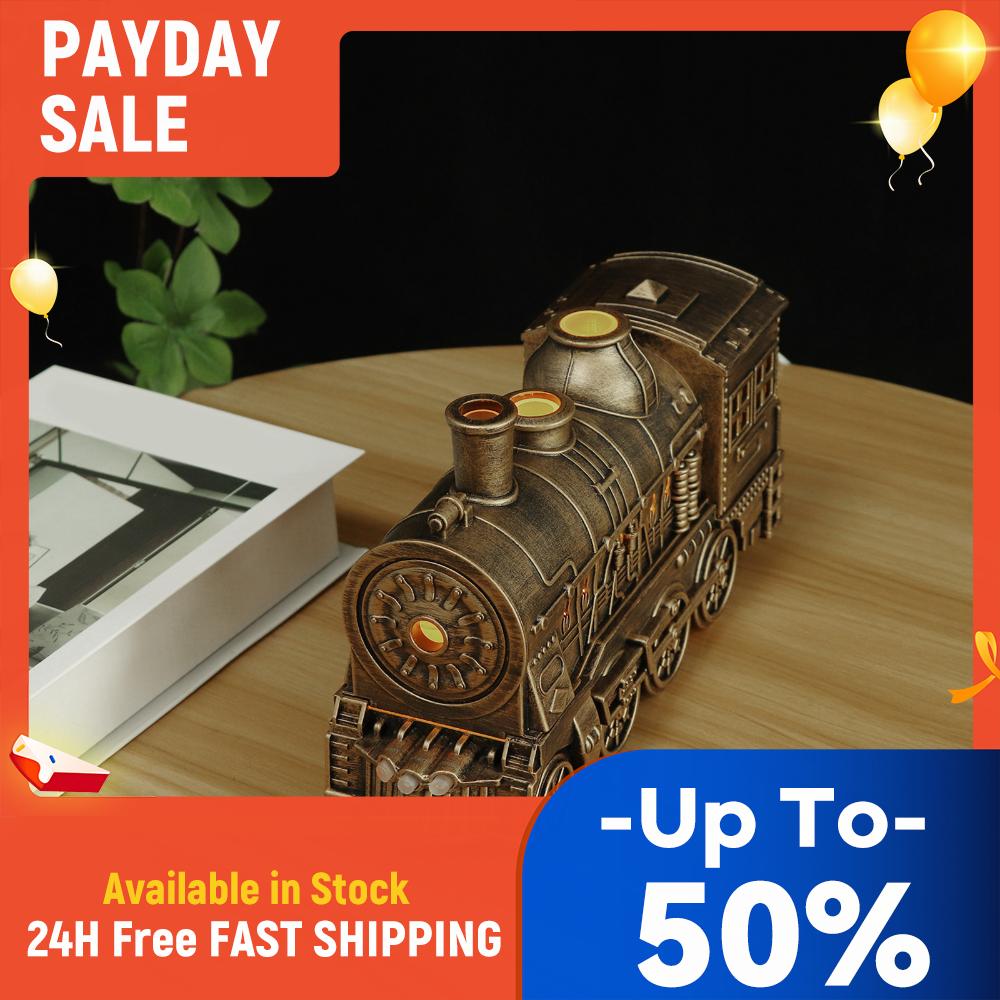 

300ML Vintage Steam Train Essential Oil Diffuser with 2-Color LED Light Aroma Diffuser with Remote Control Aromatherapy Diffuser China Mainland