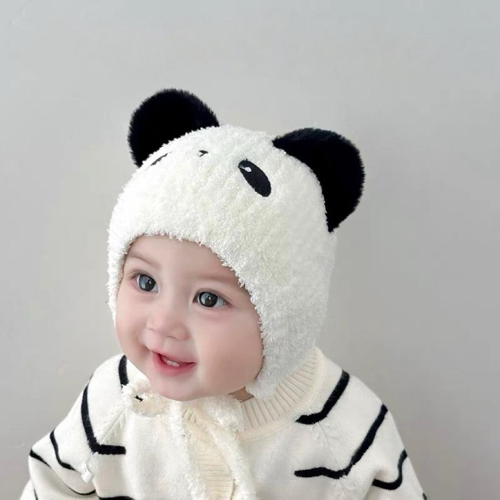 Korean Style Winter Warm Cartoon Knit Pullover Hat for Boys and Girls