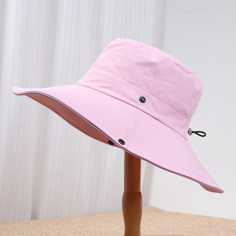 Summer Big Brim Outdoor Visor Male and Female Versatile Leisure Sports Mountaineering Sun Hat Versatile Bucket Hat