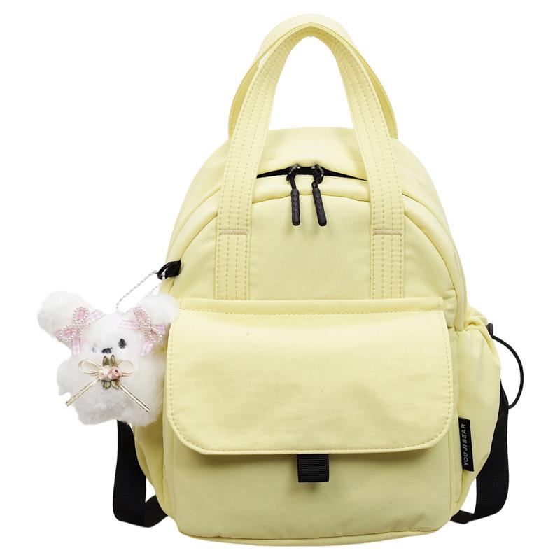 Schoolbag casual simple girls go shopping small backpack small backpack 1011 new trendy versatile small bag women