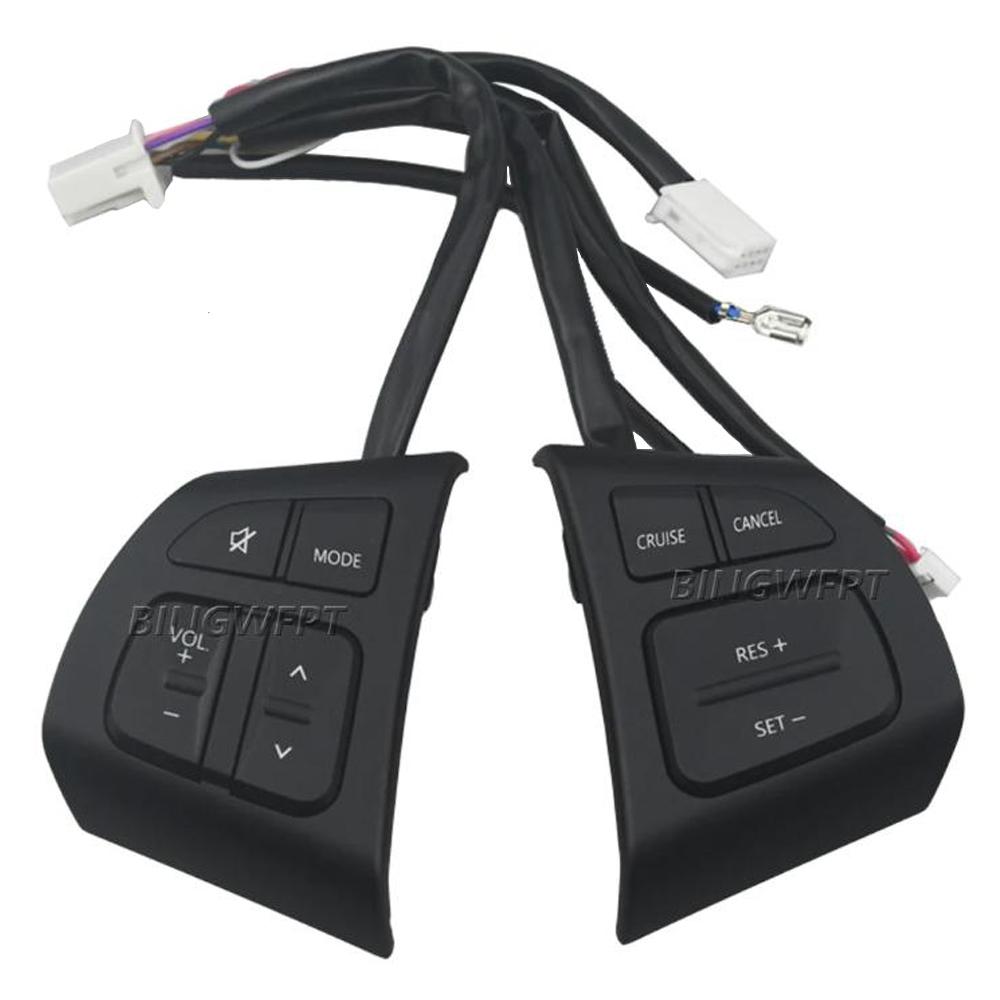 Black Steering Wheel Cruise Control Switch Volume Mute Button For Suzuki Vitara 2016 2017 2018