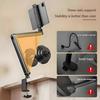 Adjustable Tablet Stand Holder, Multi-Angle Foldable Phone Arm Mount Folding Bracket, Compatible with iPad, iPhones or Other 4"-12.9" Device
