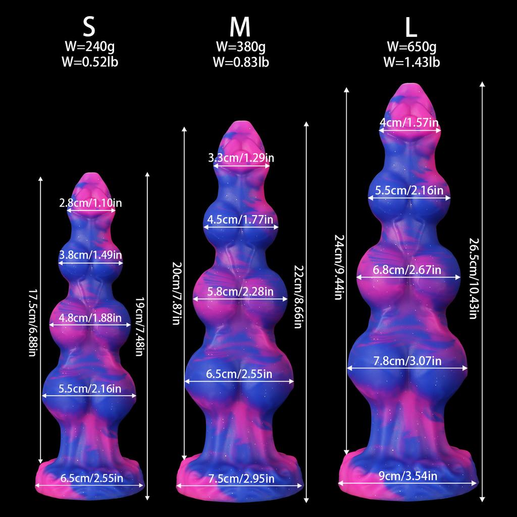 Dierlijke Vorm Hond Knoop Dildo - Realistische Siliconen Anale Stretcher voor Mannen & Vrouwen, BDSM Seksspeeltje met Zuignap