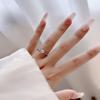 New Chinese Style Moissanite Bamboo Joint Ring: Elegant S925 Sterling Silver Jewelry for Women
