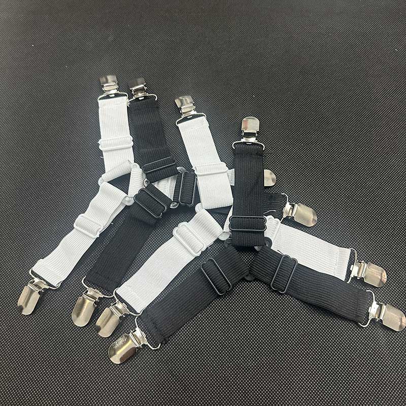 4Pcs/Set Elastic Bed Sheet Grippers Belt Fastener Bed Sheet Mattress Cover Blankets Quilt Holder Sofa Covers Organize Gadgets