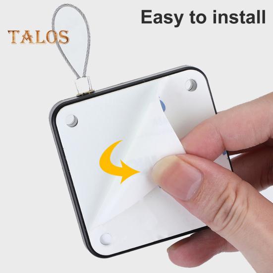 Automatic Door Closer with 1.2M Steel Wire Adjustable Punch Free Wall Mount Bedroom Bathroom Shower Curtain Sliding Screen Door Opener Closing Device