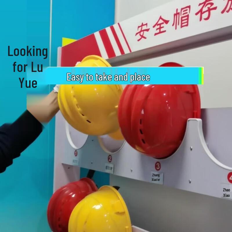 SHANDUAO Floor-Standing Safety Helmet Rack