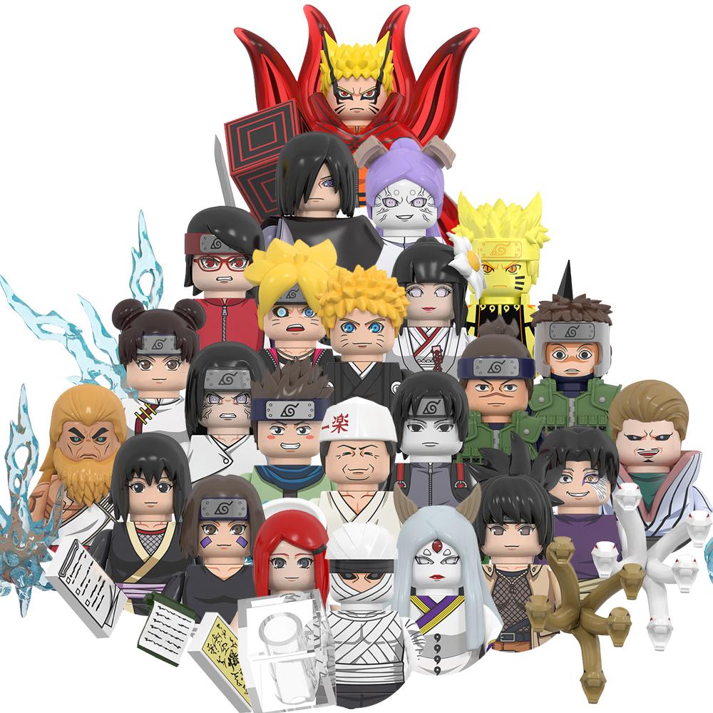 MOC Creative Anime Cartoon Bricks Dolls Compatible Model Mini Education Puzzle Assemble Action Figures Building Blocks Toys