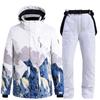 Women's Warm Jacket + Pants 2 Piece Set Winter Outdoor Ski Suit Snow Suit Waterproof Ski Outdoor Sweatshirt