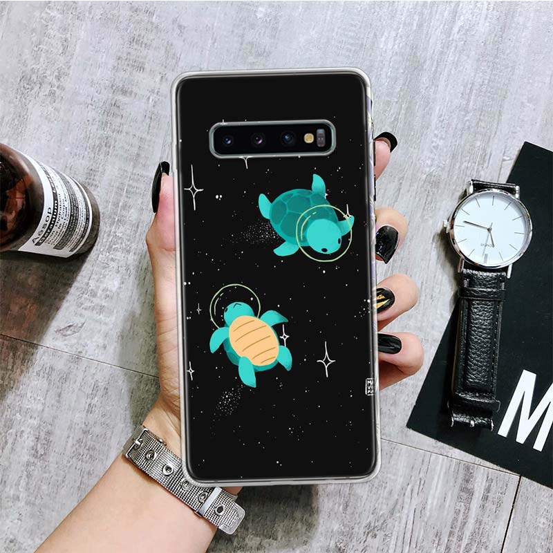 Cartoon Sea Turtle Tortoise Phone Case For Samsung Galaxy S26 S25 Edge S24 S23 FE S22 Ultra S21 Plus S20 + Fundas Cover Coque Ga