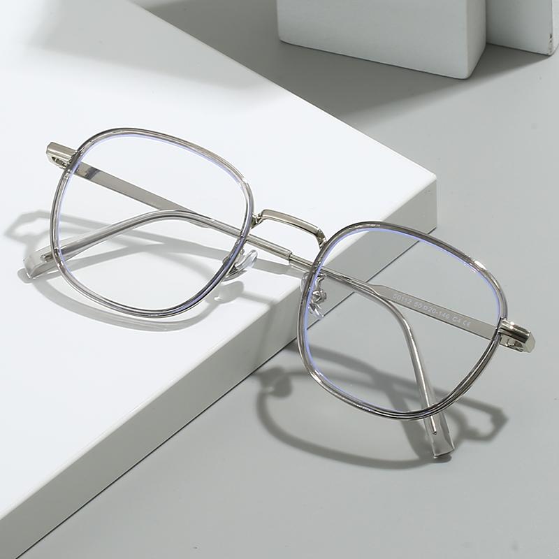 Blue Light Blocking Oval Prescription Eyeglasses For The Nearsighted Women Student Single Lens Myopia Spectacles 0 -0.5 -1.0 To -6