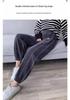 Plus Size Petite Maternity Sweatpants - Loose, Non-constricting, Cuffed Casual Pants for Spring/Summer.