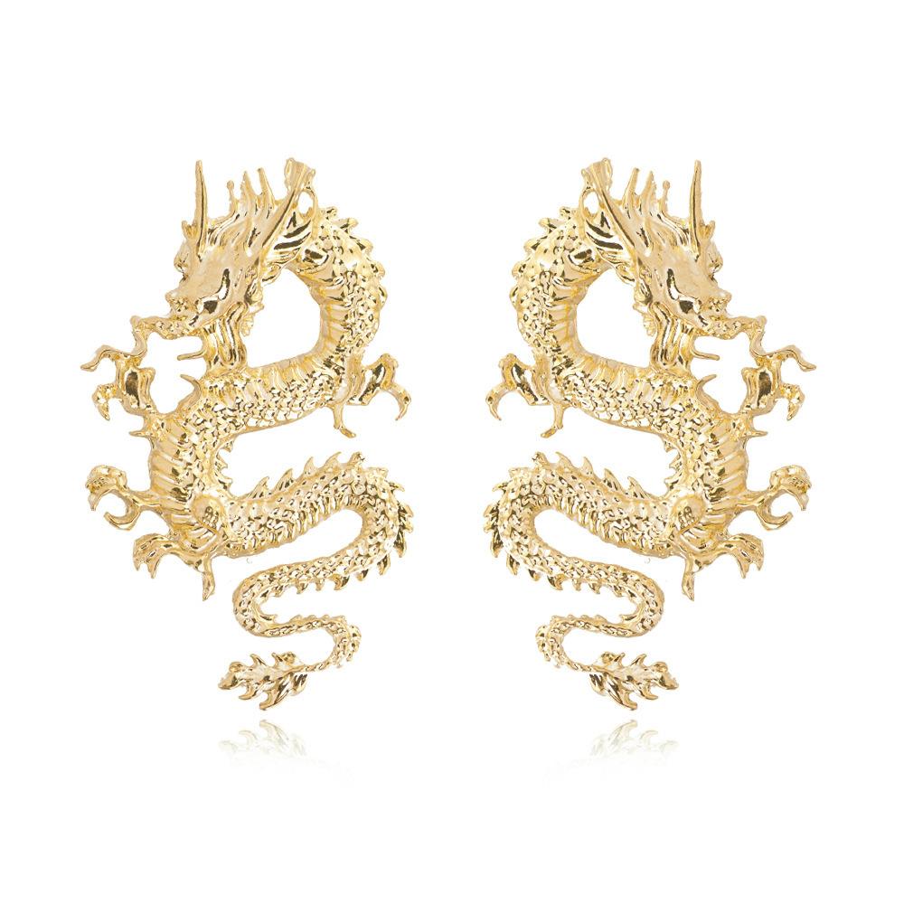 

Dragon Fashionable Cool Earrings Stylish Alloy Design Perfect For Anniversaries And Celebrations