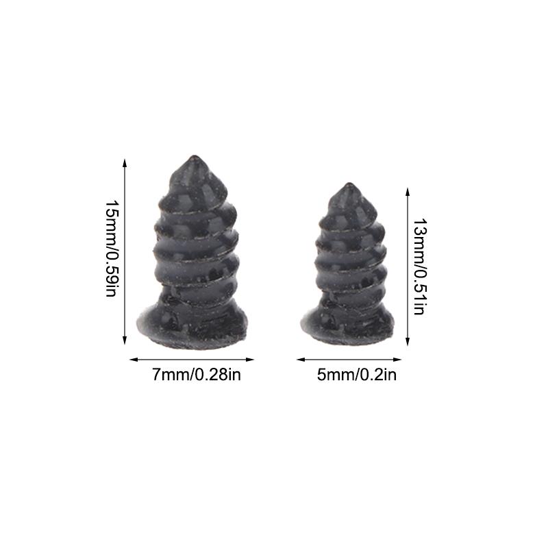 60Pcs Car Vacuum Tire Repair Rubber Nail Screw Set with Tool Box, DIY Flat Tire Repair Stud Patch Kit with Screwdriver