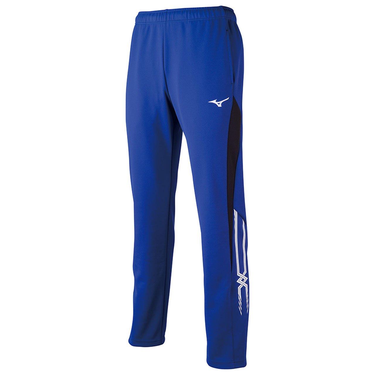 

Mizuno Training Size Surf 32JD8001 Warm-Up Pants, Moisture-Wicking, Quick-Drying, Unisex, 25, Blue/Black, XL,