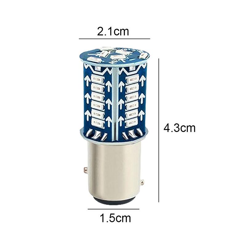 1Pcs Strobe Brake Light Led Bulb Car Tail Stop Turn Signal Reversing Parking Lamp 12V 1157 Flashing Lamps For Auto Motorcycle