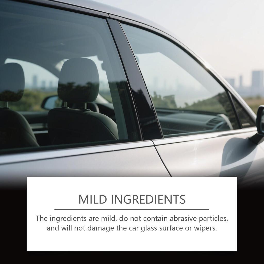 Homonth Car Glass Care Kit - Car Glass Cleaning, Stain and Oil Film Removal, Glossy and Clear Renovation 1 set