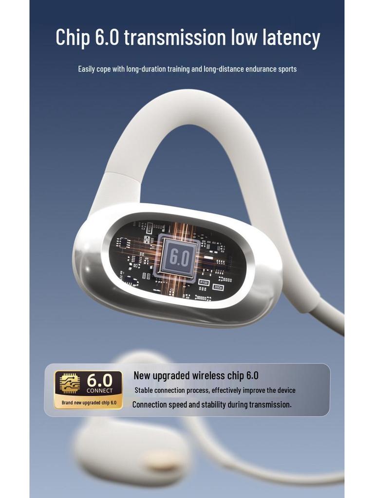 2025 Wireless Sport Ear Hook Bluetooth Earphones: Good Sound, Long Battery Life, and Comfortable for Extended Wear