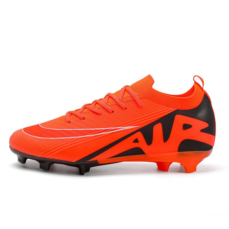 Help Low-Top Fly-Woven Football Shoes Men'S Low-Top Ag Spikes Grass Training Sports Football Shoes